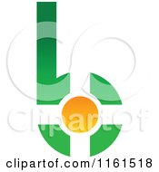 Clipart Of An Abstract Letter B Version 7 Royalty Free Vector Illustration