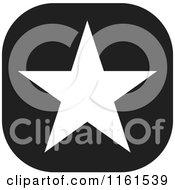Poster, Art Print Of Black And White Star Icon