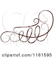 Poster, Art Print Of Decorative Swirl Design Element 4