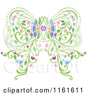 Poster, Art Print Of Floral Bow With Blue Birds