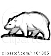 Poster, Art Print Of Walking Polar Bear In Profile 4