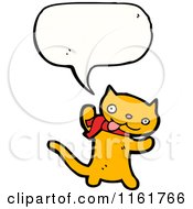 Poster, Art Print Of Talking Cat