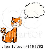 Poster, Art Print Of Thinking Cat