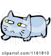 Cartoon Of A Cat Royalty Free Vector Illustration