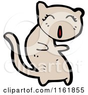 Cartoon Of A Cat Royalty Free Vector Illustration