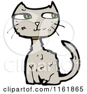 Cartoon Of A Cat Royalty Free Vector Illustration