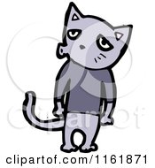 Cartoon Of A Cat Royalty Free Vector Illustration