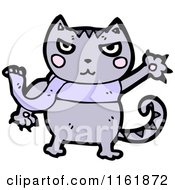 Cartoon Of A Cat Royalty Free Vector Illustration