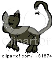 Cartoon Of A Cat Royalty Free Vector Illustration