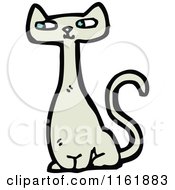 Cartoon Of A Cat Royalty Free Vector Illustration