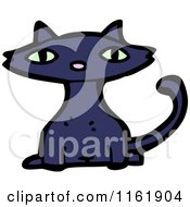 Cartoon Of A Cat Royalty Free Vector Illustration