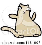 Cartoon Of A Cat Royalty Free Vector Illustration