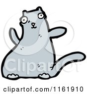 Cartoon Of A Cat Royalty Free Vector Illustration