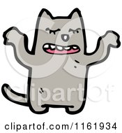 Cartoon Of A Cat Royalty Free Vector Illustration