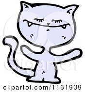 Cartoon Of A Cat Royalty Free Vector Illustration