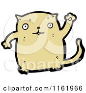 Cartoon Of A Cat Royalty Free Vector Illustration