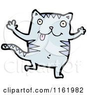 Cartoon Of A Cat Royalty Free Vector Illustration