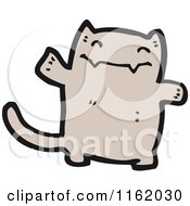 Cartoon Of A Cat Royalty Free Vector Illustration