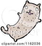 Cartoon Of A Cat Royalty Free Vector Illustration