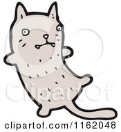 Cartoon Of A Cat Royalty Free Vector Illustration