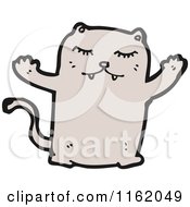 Cartoon Of A Cat Royalty Free Vector Illustration