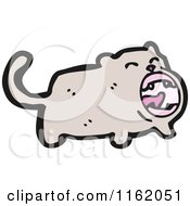 Cartoon Of A Cat Royalty Free Vector Illustration