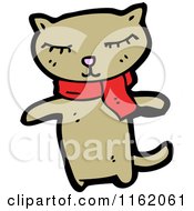 Cartoon Of A Cat Royalty Free Vector Illustration