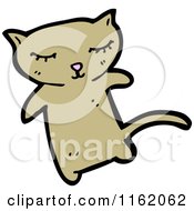 Cartoon Of A Cat Royalty Free Vector Illustration