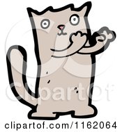 Cartoon Of A Cat Royalty Free Vector Illustration