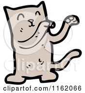 Cartoon Of A Cat Royalty Free Vector Illustration