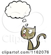 Poster, Art Print Of Thinking Cat