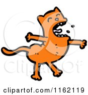 Cartoon Of A Ginger Cat Royalty Free Vector Illustration