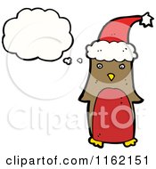 Poster, Art Print Of Thinking Christmas Robin
