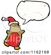 Poster, Art Print Of Talking Christmas Robin