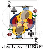 Poster, Art Print Of Dog Queen Club Playing Card