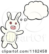 Poster, Art Print Of Thinking White Rabbit