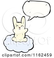 Poster, Art Print Of Talking White Rabbit