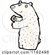 Cartoon Of A Polar Bear Royalty Free Vector Illustration