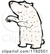 Cartoon Of A Polar Bear Royalty Free Vector Illustration