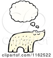 Poster, Art Print Of Thinking Polar Bear