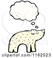 Poster, Art Print Of Thinking Polar Bear