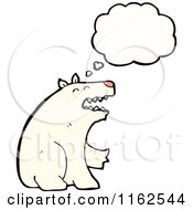 Poster, Art Print Of Thinking Polar Bear