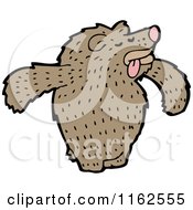 Cartoon Of A Brown Bear Royalty Free Vector Illustration