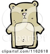 Cartoon Of A Brown Bear Royalty Free Vector Illustration