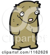 Cartoon Of A Brown Bear Royalty Free Vector Illustration