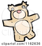 Cartoon Of A Brown Bear Royalty Free Vector Illustration