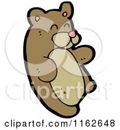 Cartoon Of A Bear Royalty Free Vector Illustration