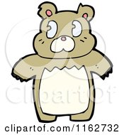 Cartoon Of A Brown Bear Royalty Free Vector Illustration