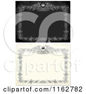 Poster, Art Print Of Distressed Invitations With Frames And Crowns