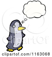 Poster, Art Print Of Thinking Penguin